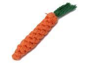 Funny Pet Chew Play Interesting Toy Straw Carrot for Hamster Guinea Pig Rabbit