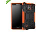 Hybrid Rugged Silicone Hard Kickstand Case Cover Skin For Samsung Note 4 N910