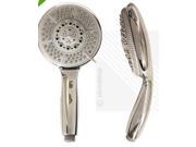 5 Mode Function Water Spray Spout Bath Shower Head Massager Handheld 12cm Chrome