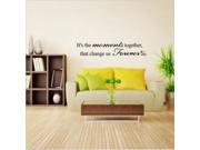 Moment Together Quote Vinyl Art Mural Removable Wall Decal Stickers Home Decor