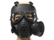 Black COOL TPR M04 Airsoft Tactical Wargame DUMMY Gas Protective Mask Anti Fog Gear Fan CS