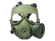 Green COOL TPR M04 Airsoft Tactical Wargame DUMMY Gas Protective Mask Anti Fog Gear Fan CS