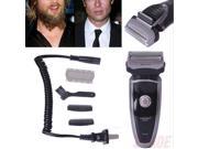 Portable Men s Rechargeable Electric Shaver Shaving Razor double blade head