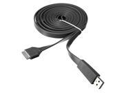 3M 10FT Noodle Flat USB Data Sync Charger Cable Cord For Apple iPhone 4 4S 4th