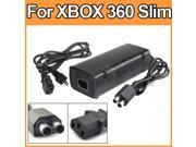 135W 12V US AC Adapter Charger Power Supply Cord Cable for Xbox360 Xbox 360 Slim Brick