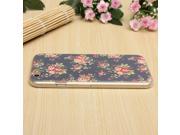 Pastoral Fresh Floral Flower Matte Hard Back Case Cover For Apple iPhone 6 4.7 6 Plus 5.5