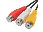 New 7 Pin S video to 3 RCA Component Cable For HDTV PC DVD Exporting Audio Video Sony Canon JVC Samsung Panasonic