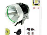 2200 Lumen CREE XM L2 3 Mode LED Bicycle Bike Headlight Headlamp Light Torch