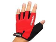 Bicycle Cycling Bike Fingerless Half Finger GEL Silicone Gloves Mittens Mitts