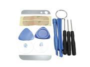 Back Replacement Replacing House Skin Top Bottom Rear Glass Panel Tool Kit Set 9 in 1 For Apple iPhone 5 5G