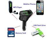 USB 2.0 Multifunctional Car Kit Wireless Bluetooth 3.0 Hands free FM Transmitter Modulator SD MP3 WMA Player