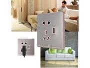 USB Port 1A Wall Charger Panel Electric Socket Adapter Power Outlet Panel Plate