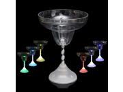 Drink 200ML 7 colors LED Flashing Light Glow Champagne Martini Wine Glass Cup Party
