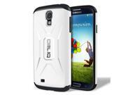 [White] Obliq Samsung Galaxy S4 Case Xtreme Pro w HD Shock Proof Screen Premium Slim Fit Dual Layer Hard Case