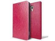 [Pink] Obliq Samsung Galaxy S4 Leather Case Amant Series Premium Slim Fit Leather Flip Cover