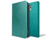 [Emerald Blue] Obliq Samsung Galaxy S4 Leather Case Amant Series Premium Slim Fit Leather Flip Cover