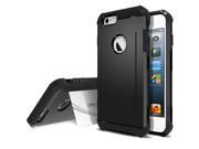 iPhone 6 Case Obliq [Kickstand Feature] iPhone 6 4.7 Case [SkyLine Pro][Black Steel]
