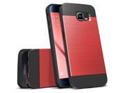 Galaxy S6 Case Obliq [Non Slip] [Perfect Fit] Galaxy S6 Cases Slim Fit Protection [Slim Meta][Meatllic Red]