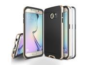 Galaxy S6 EDGE Case Obliq [Shock Resistant] Samsung Galaxy S6 Edge Cases [Dual Poly Bumper] Gold Platinum Satin Silver and Black Sapphire