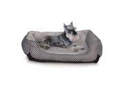 K H Pet Products KH3165 Self Warming Lounge Sleeper Square Medium Black 24 in. x 30 in. x 9 in.
