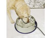 K H Pet Products Thermal Bowl Stainless Steel 120 oz. 25 watts 13 x 13 x 3.5 KH2030