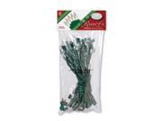 National Tree 50 Bulb Outdoor Clear Ready Lit Illuminate Light Set with Green Wire 36 Lead Wire 9 Spacing 2 Spare Bulb LS 879 50