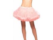 White and Light Pink Layered Striped Petticoat A1711 Leg Avenue White One Size