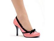 Ellie Shoes 4 Heel Satin Pump With Velvet Bow 406 Doll Fuschia 11