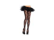 Leg Avenue Fabulous Flower Lace Pantyhose 9653 Black One Size Fits All