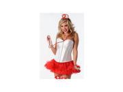 Velvet Kitten Naughty Nurse Costume w Tutu 7822VK Red White Xtra Large