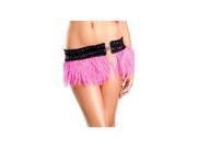 Be Wicked Hot Pink Feather Skirt BW1500HP Hot Pink Small Medium