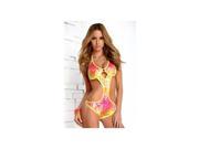 Lanai Hologram Halter Monokini 443414FP Forplay Yellow Small