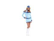 Forplay Sky High Hostess Costume 550080 Baby Blue Small Medium