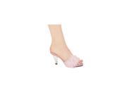 Ellie Shoes 3 Heel Maribou Slipper 305 Sasha White 10