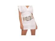 Forplay Grey Oversized Belt 990105 Grey One Size Fits All