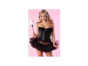 Velvet Kitten Maid Costume 6320VK Black Medium