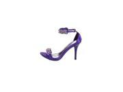 4 Violet Rhinestone Sandal 431 STERLING Ellie Shoes Violet 5