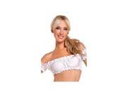 Be Wicked White Off The Shoulder Scrunch Top BW1008W White One Size Fits All