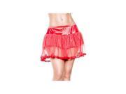 Red Pompom Petticoat STM 10252 Carrie Amber Red One Size Fits All