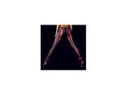 Sky Hosiery Inc. Fishnet Pantyhose With Lace Up Back Bow 50012 Black Hot Pink