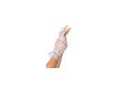Leg Avenue White Fingerless Lace Ruffle Gloves g1205LEG_W White One Size Fits
