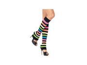 Leg Avenue Neon Rainbow Leg Warmers 3931 Rainbow One Size Fits All