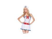 Be Wicked Shore Leave Costume BW976 White Small Medium