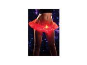 Ravewear Red Light Up Mini Petti PC254 Red One Size Fits All
