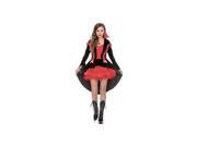 Vile Vamp Costume 70153 Sky Hosiery Black Red Xtra Small
