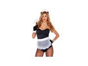 Nightly Maid Costume 552727 Forplay Black White Medium Large