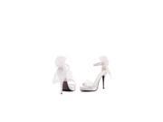Ellie Shoes 4 1 2 Heel Bridal Sandal 451 Bride White 7