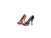 Ellie Shoes 4 1 2 Peep Toe With Concealed Platform PH423 Rose Black White