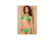 Kelly Green Triangle Tie Side Bikini 105 06TP J. Valentine Kelly Green One Size