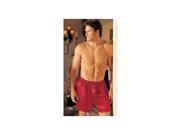 Shirley of Hollywood Soft Charmeuse Boxers 20059 Red Small